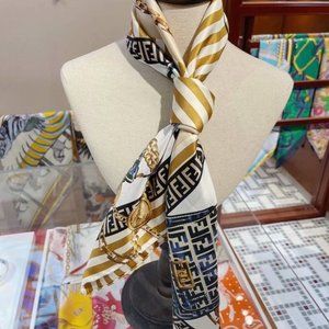 fendi silk square scarf